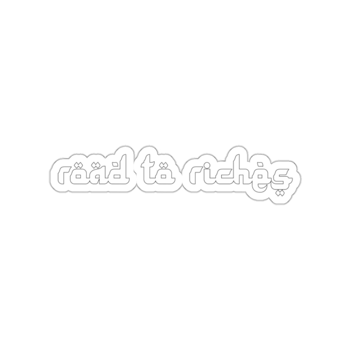 RTR® Road.To.Riches Kiss-Cut Sticker