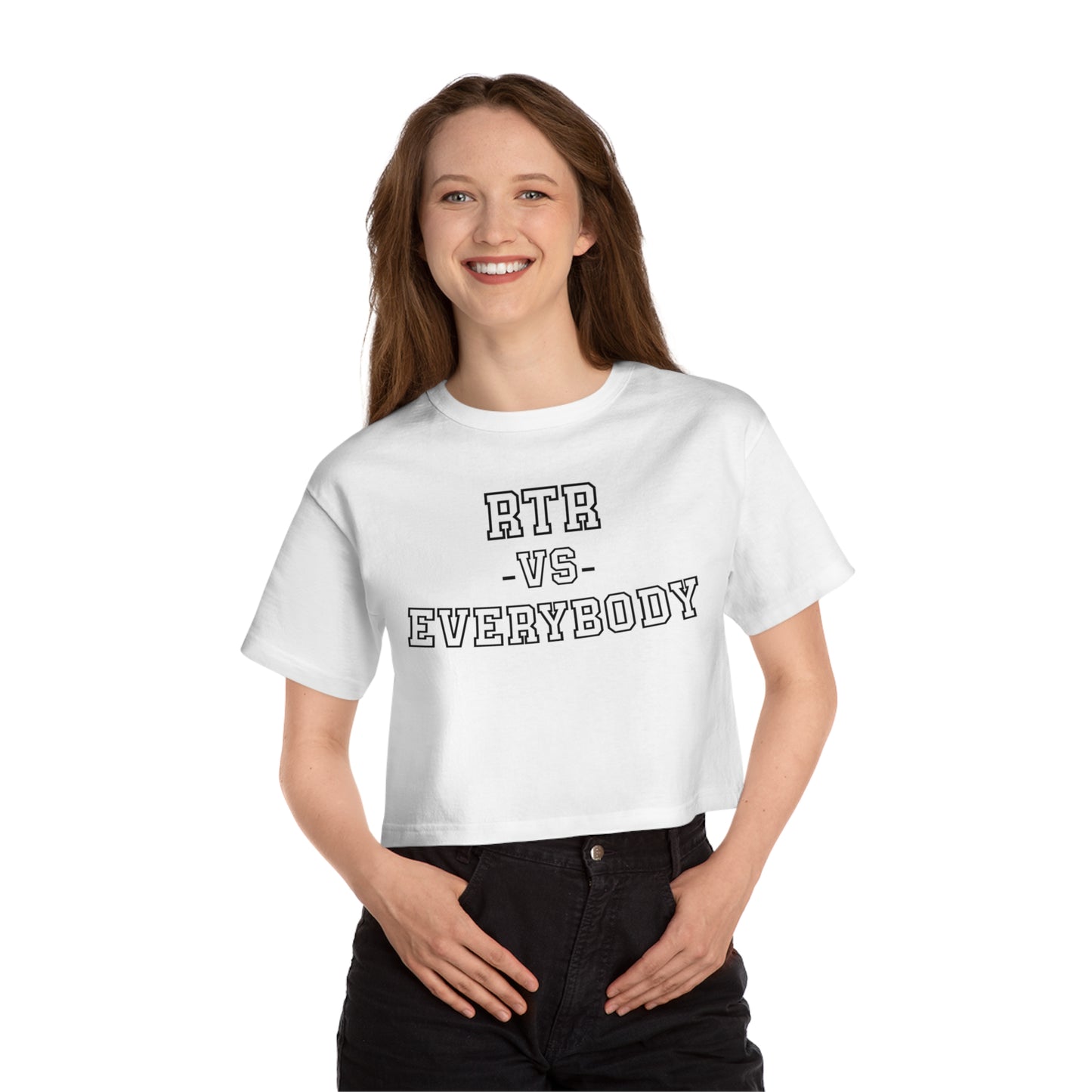 RTR® Vs Everybody Champion Women's Cropped T-Shirt