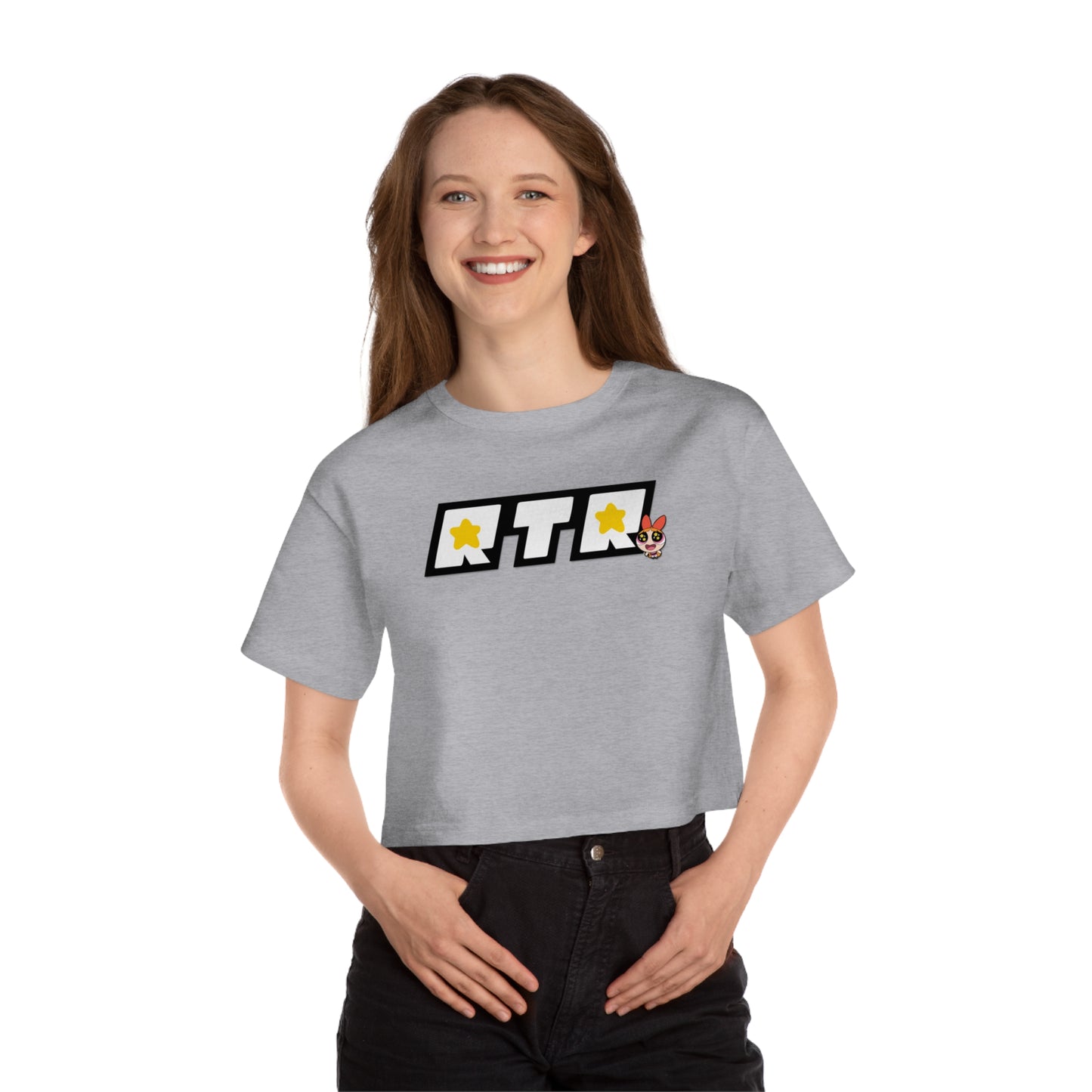 RTR® X Powerpuff Champion Women's Cropped T-Shirt