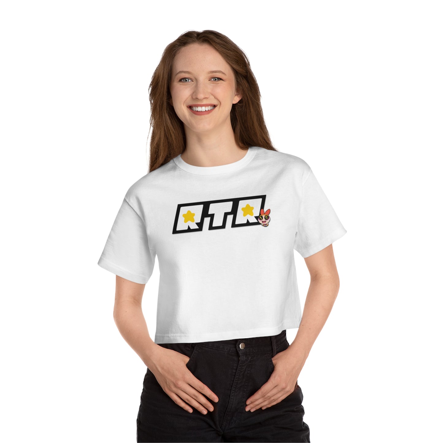 RTR® X Powerpuff Champion Women's Cropped T-Shirt