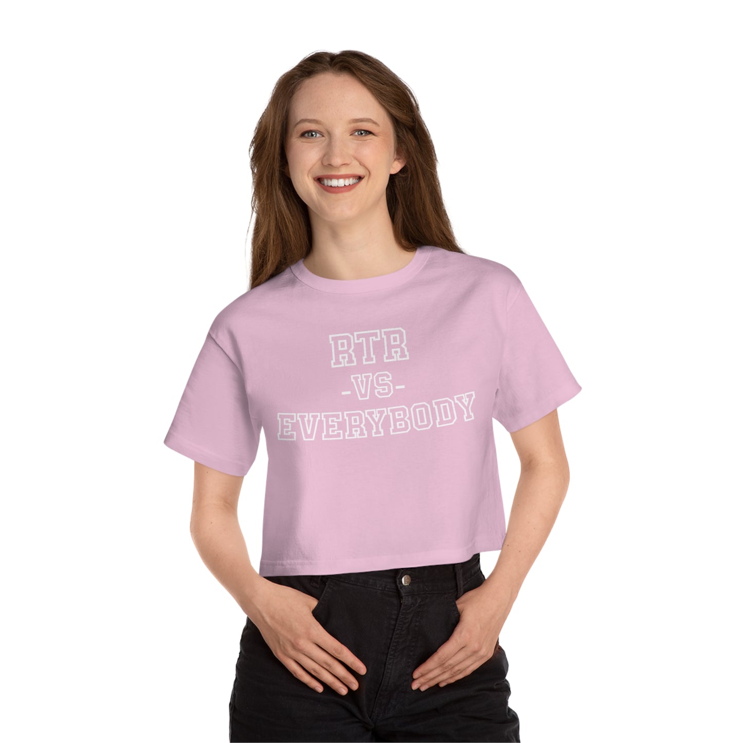 RTR® Vs Everybody Champion Women's Cropped T-Shirt
