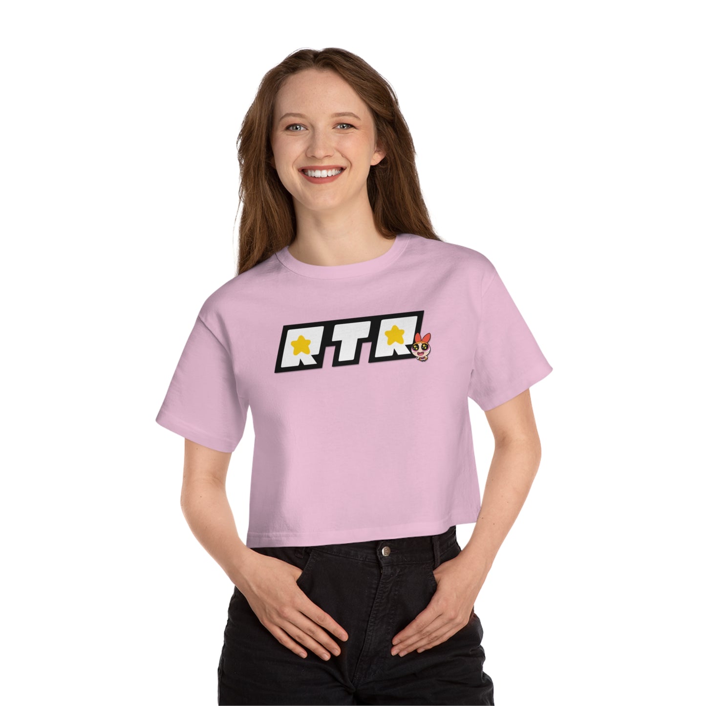 RTR® X Powerpuff Champion Women's Cropped T-Shirt
