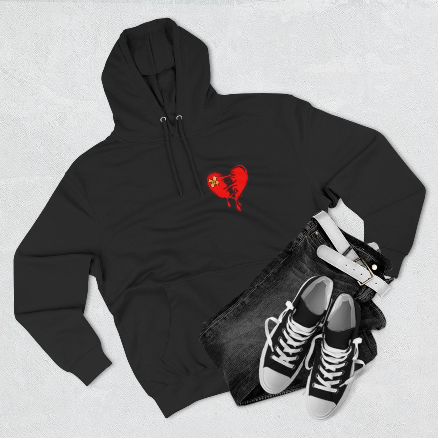 RTR® Pain Is Temporary Unisex Premium Pullover Hoodie