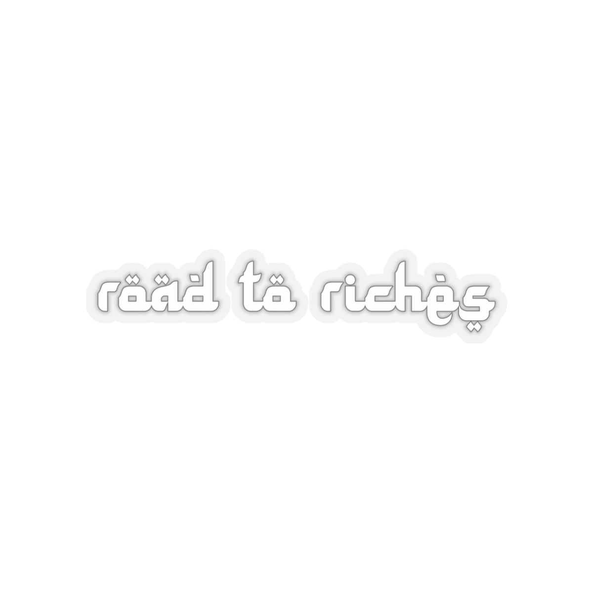 RTR® Road.To.Riches Kiss-Cut Sticker