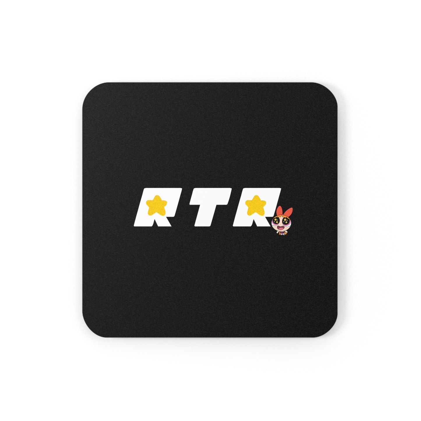 RTR® X Power Puff Cork Back Coaster