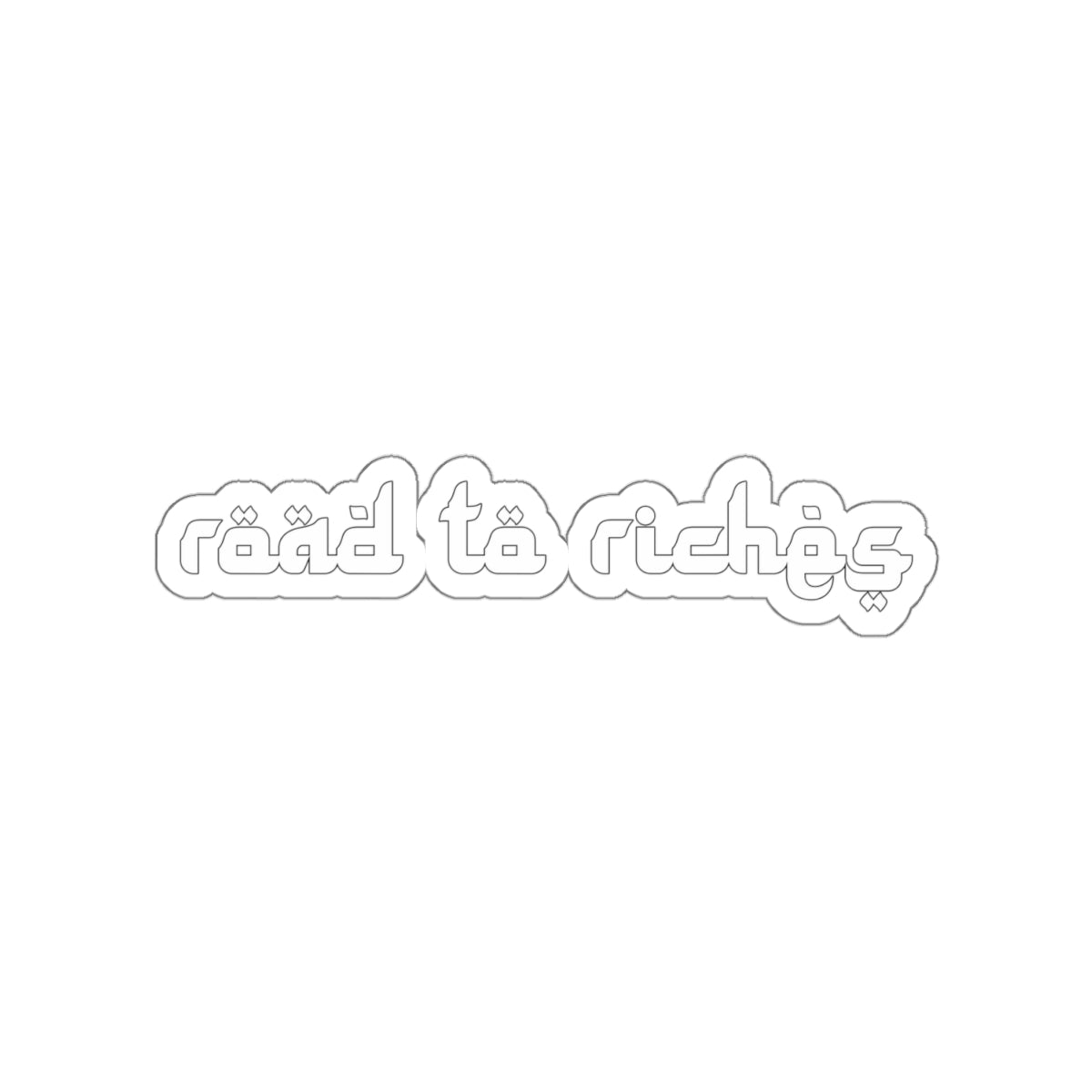 RTR® Road.To.Riches Kiss-Cut Sticker