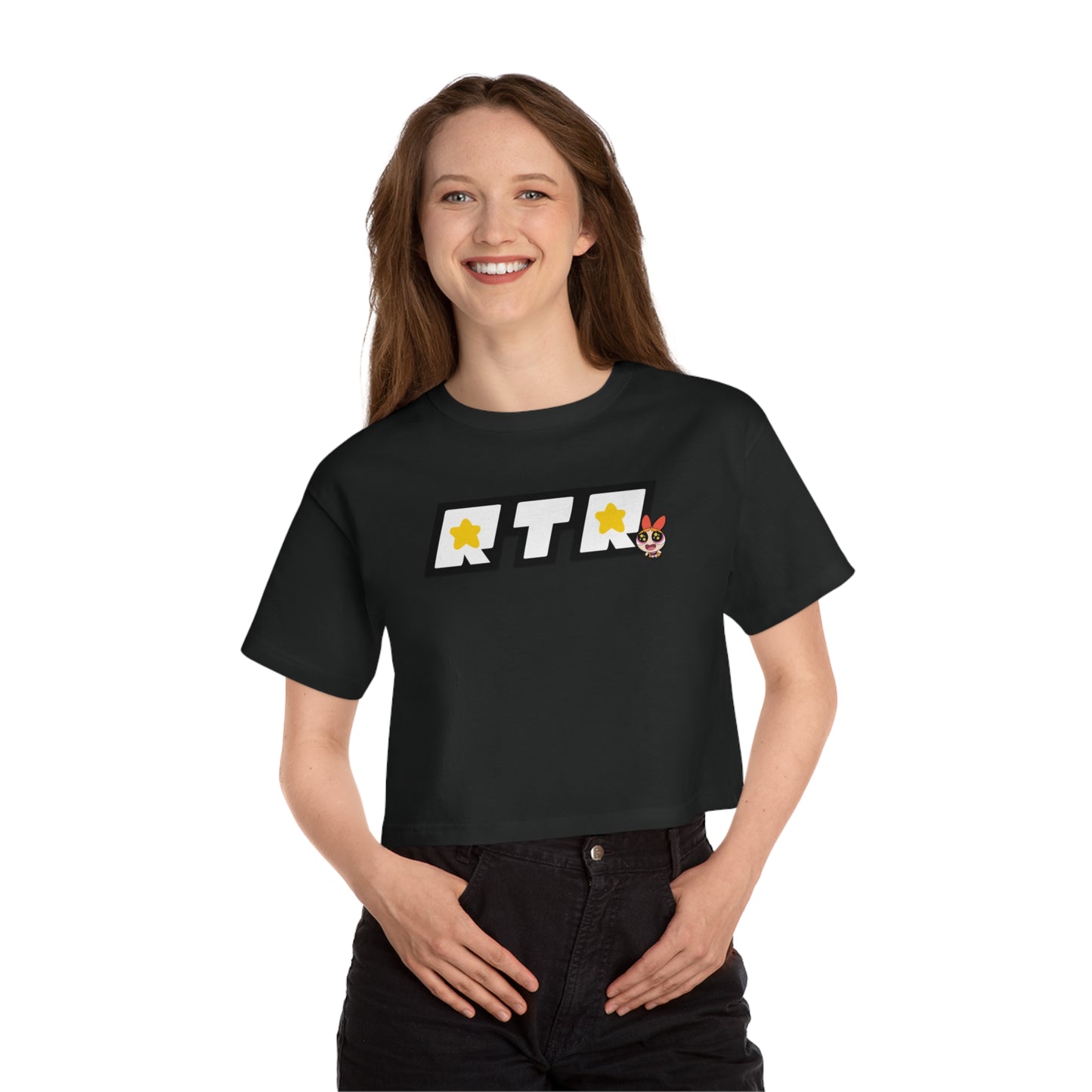 RTR® X Powerpuff Champion Women's Cropped T-Shirt