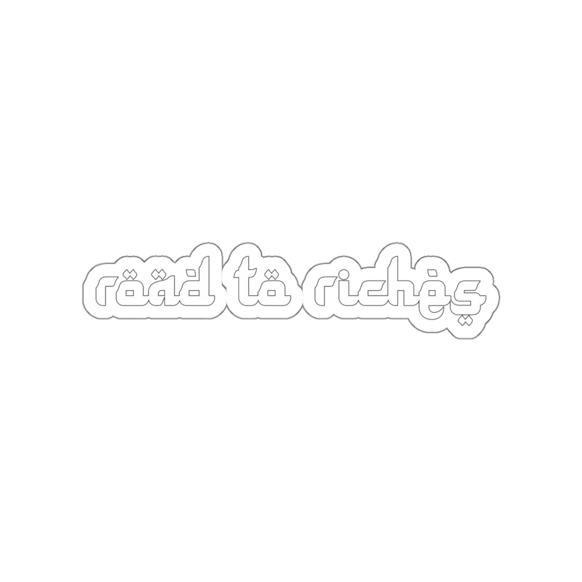 RTR® Road.To.Riches Kiss-Cut Sticker