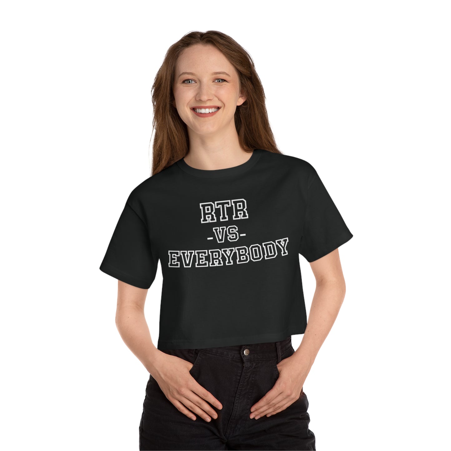RTR® Vs Everybody Champion Women's Cropped T-Shirt