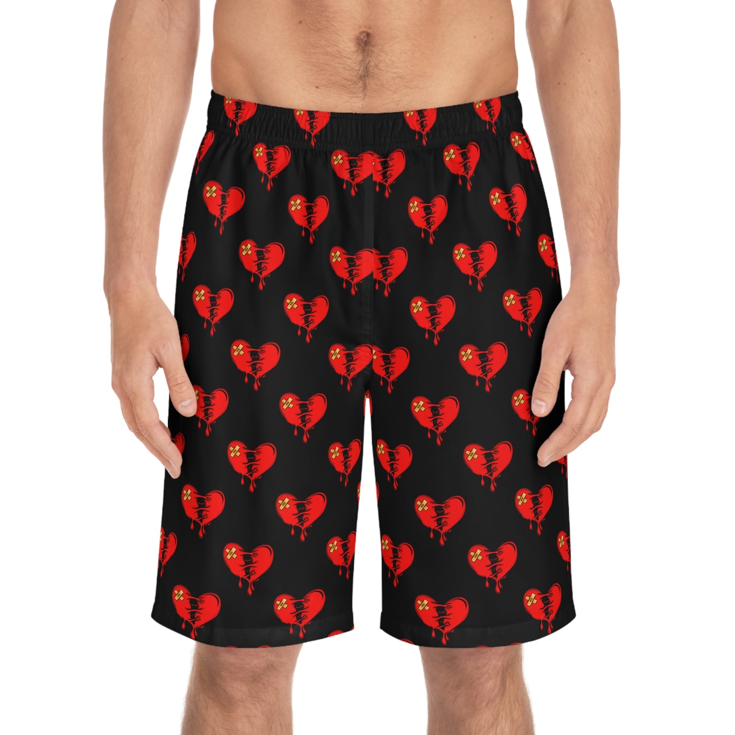 RTR® Pain Is Temporary Board Shorts (AOP)