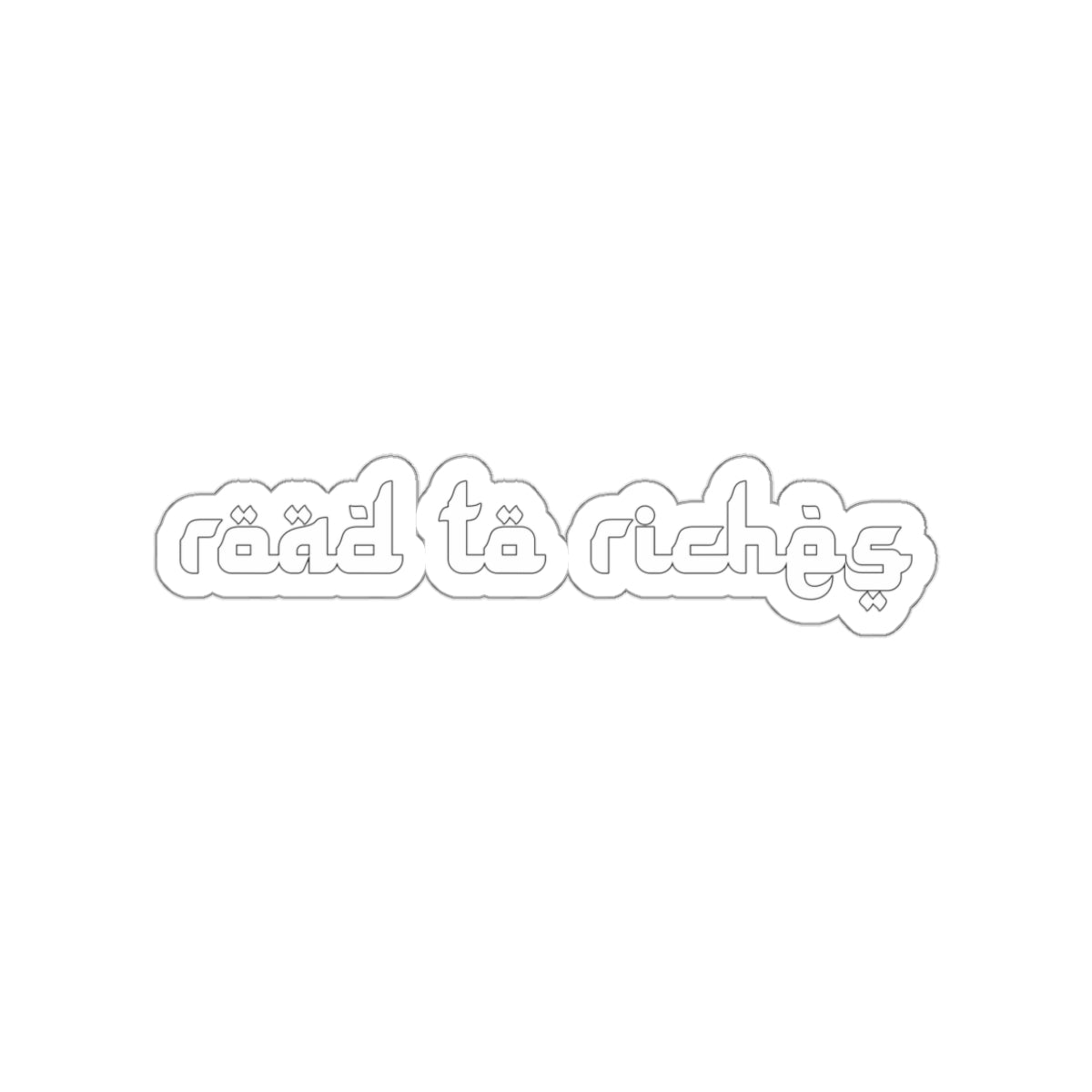 RTR® Road.To.Riches Kiss-Cut Sticker